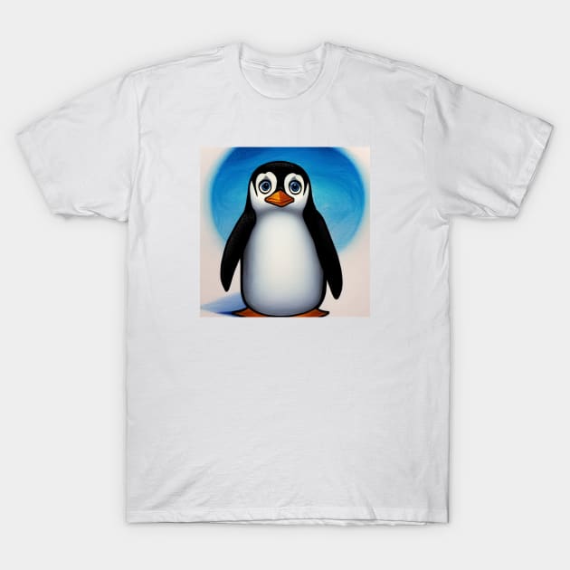 Cool Penguin - Cartoon Art T-Shirt by ArtistsQuest